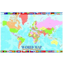 Puzzle Weltkarte 100 Teile
