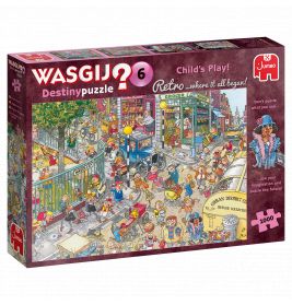 Puzzle Wasgij Retro - Kinderspiel 1000 Teile