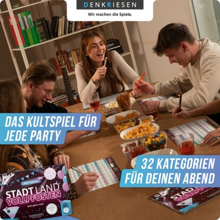 Stadt Land Vollpfosten - Party Edition - Jetzt geht` rund