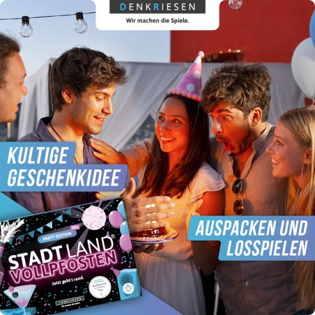Stadt Land Vollpfosten - Party Edition - Jetzt geht` rund