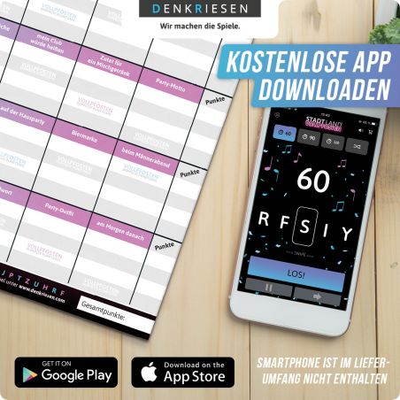 Stadt Land Vollpfosten - Party Edition - Jetzt geht` rund