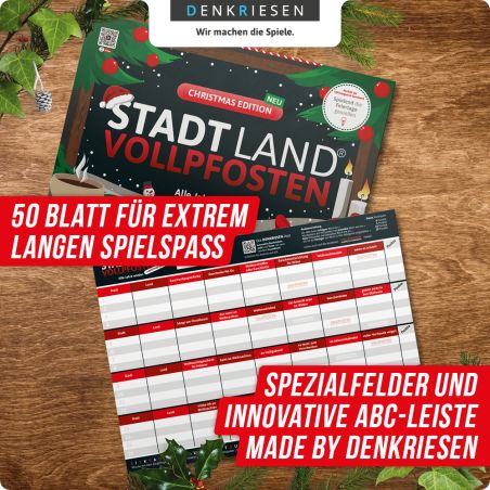 Stadt Land Vollpfosten - Weihnachts Edition - Alle Jahre wieder
