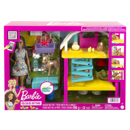 Mattel HGY88 Barbie Hühnerhof Spielset