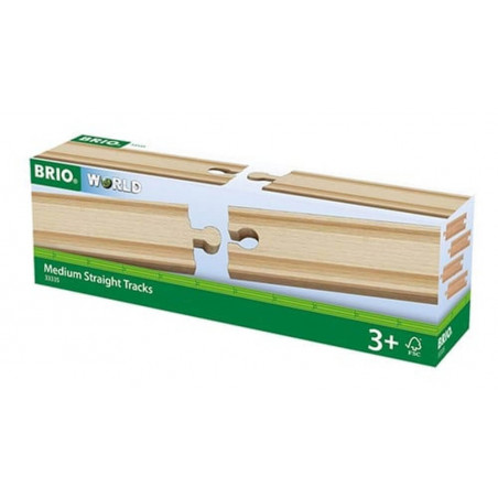 BRIO 33335006 2/3 Gerade Gleise (A)