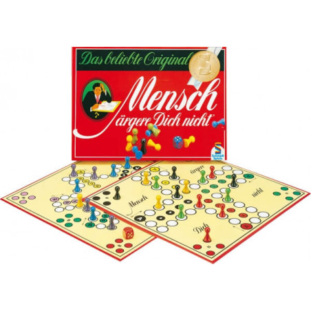 Schmidt Spiele Mensch ärgere dich nicht Jubiläums-Ausgabe mit Holzsteinen