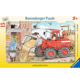 Ravensburger 63598  Rahmenpuzzle Mein Bagger 15 Teile