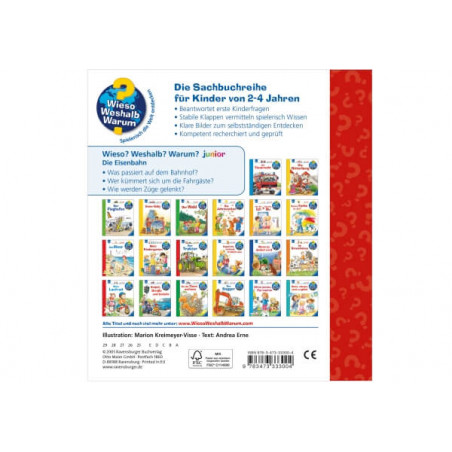 Ravensburger 33300 Wieso? Weshalb? Warum? junior 9: Die Eisenbahn