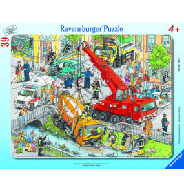 Ravensburger 67688  Rahmenpuzzle Rettungseinsatz 39 Teile