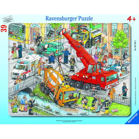 Ravensburger 67688  Rahmenpuzzle Rettungseinsatz 39 Teile