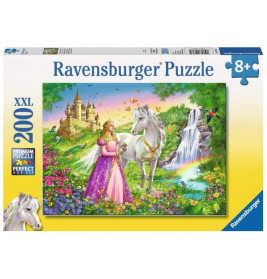 Ravensburger 126132 Puzzle Prinzessin mit Pferd 200 Teile