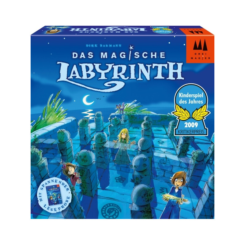 Schmidt Spiele DREI MAGIER SPIELE Das magische Labyrinth - Kinderspiel des Jahre