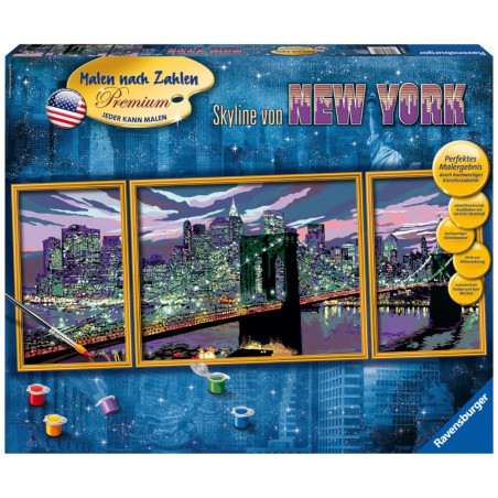 Ravensburger 289516  Malen nach Zahlen - Skyline von New York