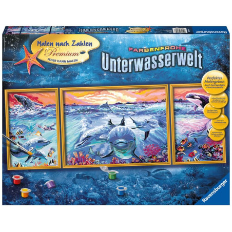 Ravensburger 289547  Malen nach Zahlen - Farbenfrohe Unterwasserwelt