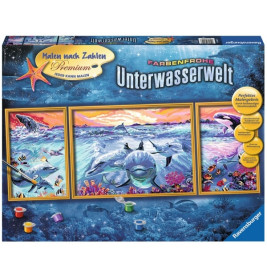 Ravensburger 289547  Malen nach Zahlen - Farbenfrohe Unterwasserwelt