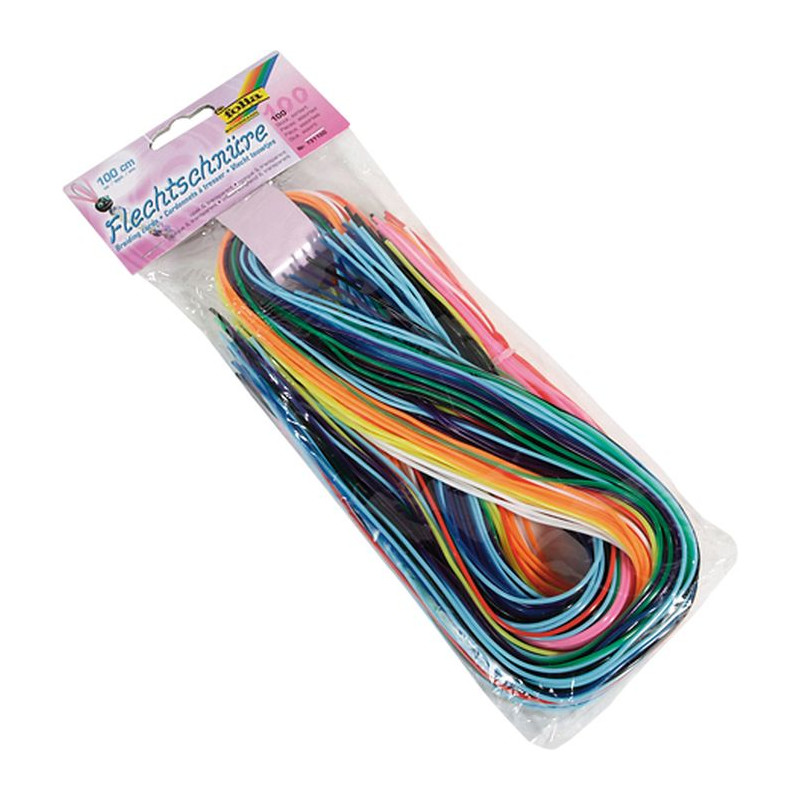 Folia - Scoubidous opak/transparent 100 Stück Folia - Scoubidous opak/transparent 100 Stück