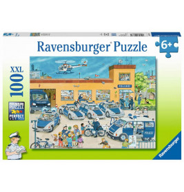 Ravensburger 108671   Puzzle Polizeirevier 100 Teile