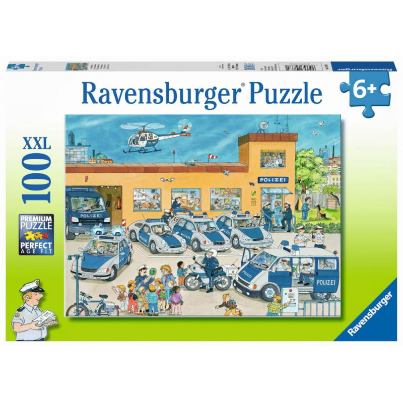 Ravensburger 108671   Puzzle Polizeirevier 100 Teile