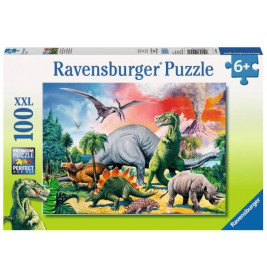 Ravensburger 109579  Puzzle Unter Dinosauriern 100 Teile