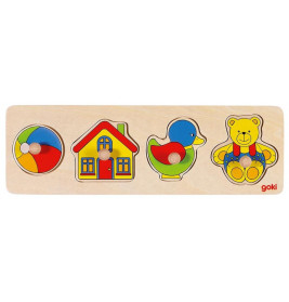 goki 57998 Steckpuzzle Spielzeug