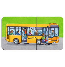 Ravensburger 073320 Puzzle Einsatzfahrzeuge 2, 4, 6, 8 Teile