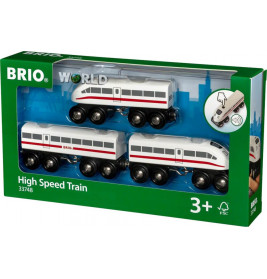 BRIO 33748000 Schnellzug mit Sound, 3-teilig