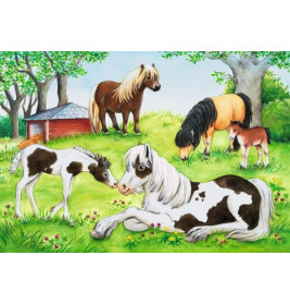 Ravensburger 88829  Puzzle Welt der Pferde 2 x 24 Teile