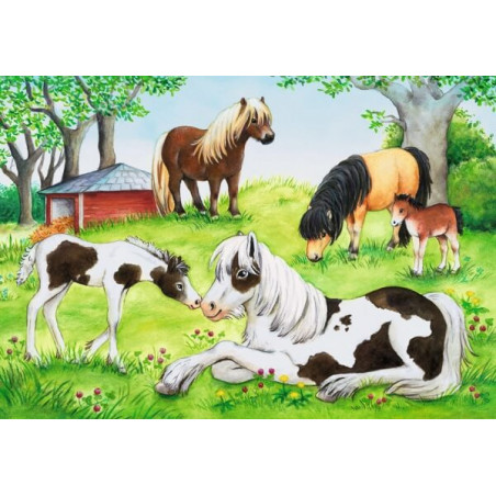 Ravensburger 88829  Puzzle Welt der Pferde 2 x 24 Teile