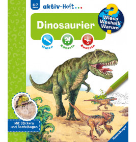 Ravensburger 32696 Wieso? Weshalb? Warum? aktiv-Heft Dinosaurier