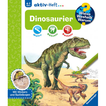 Ravensburger 32696 Wieso? Weshalb? Warum? aktiv-Heft Dinosaurier