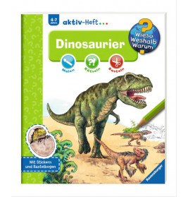 Ravensburger 32696 Wieso? Weshalb? Warum? aktiv-Heft Dinosaurier