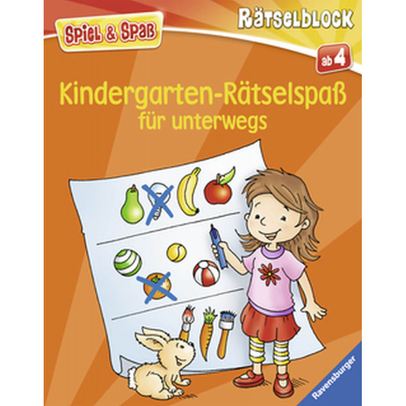 Ravensburger 55983 Kindergarten-Rätselspaß für unterwegs