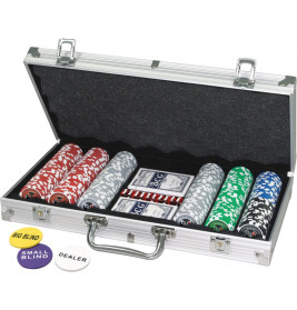 Pokerkoffer 300 Laser-Chips 11,5g