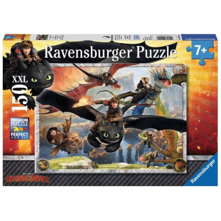 Ravensburger 100156  Puzzle Dragons Drachenzähmen leicht gemacht 150 Teile