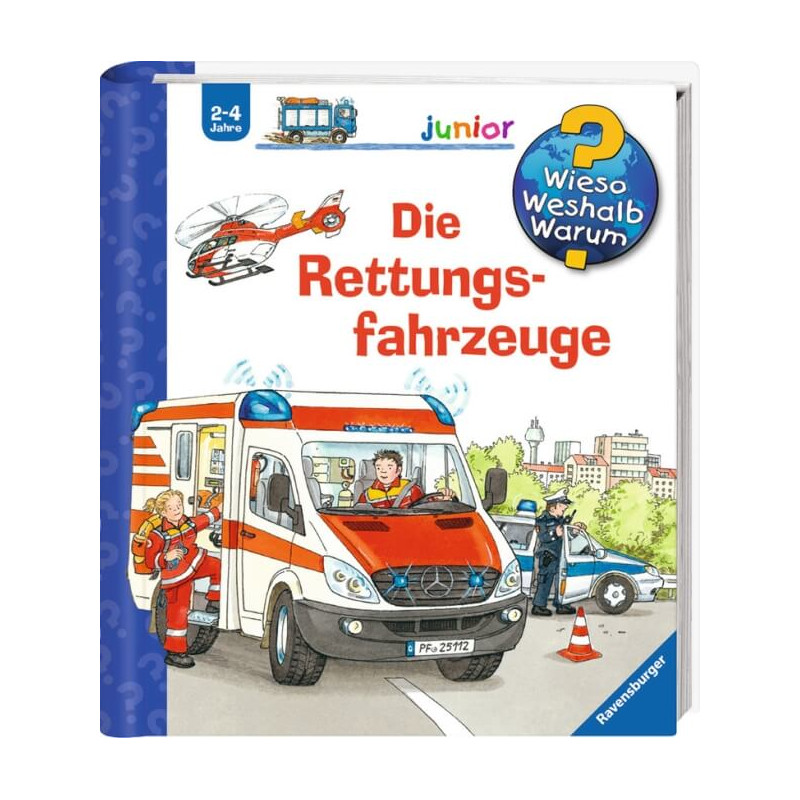 Ravensburger 32890 Wieso? Weshalb? Warum? junior Band 23: Rettungsfahrzeuge