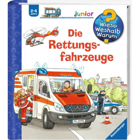 Ravensburger 32890 Wieso? Weshalb? Warum? junior Band 23: Rettungsfahrzeuge