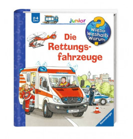 Ravensburger 32890 Wieso? Weshalb? Warum? junior Band 23: Rettungsfahrzeuge