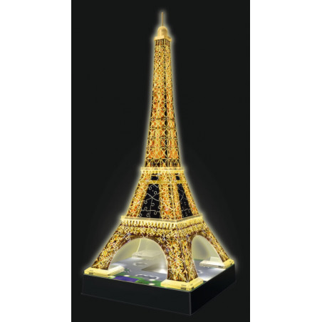 Ravensburger 125791 Puzzle 3D Eiffelturm Night Edition 216 Teile