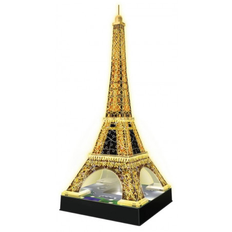 Ravensburger 125791 Puzzle 3D Eiffelturm Night Edition 216 Teile