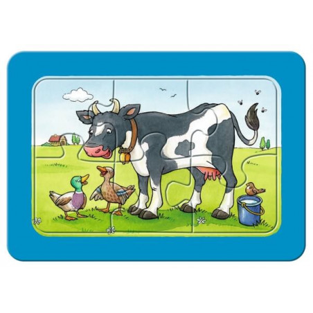 Ravensburger 65714  My first Puzzle Gute Tierfreunde 3 x 6 Teile