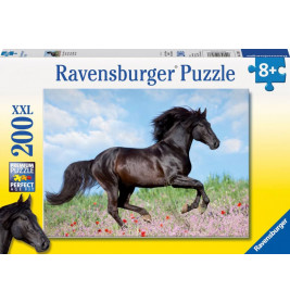 Ravensburger 128037  Puzzle Schwarzer Hengst 200 Teile
