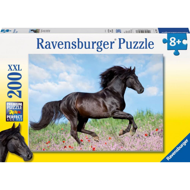 Ravensburger 128037  Puzzle Schwarzer Hengst 200 Teile