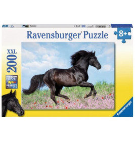Ravensburger 128037  Puzzle Schwarzer Hengst 200 Teile