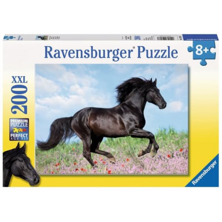 Ravensburger 128037  Puzzle Schwarzer Hengst 200 Teile