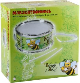 Boogie Bee Marschtrommel mit Trommelstöcken, Durchschnitt 20,5 cm
