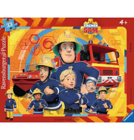 Ravensburger 61143  Rahmenpuzzle Sam, der Feuerwehrmann 33 Teile