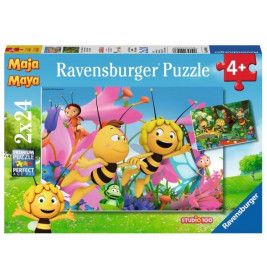 Ravensburger 90938  Puzzle Die kleine Biene Maja 2 x 24 Teile
