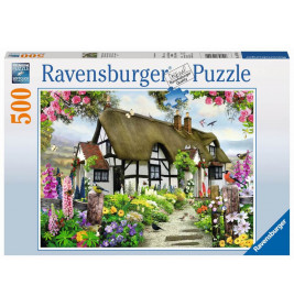 Ravensburger 147090  Puzzle Verträumtes Cottage 500 Teile