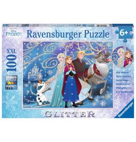 Ravensburger 136100  Puzzle Disney Die Eiskönigin Glitzernder Schnee 100 Teile