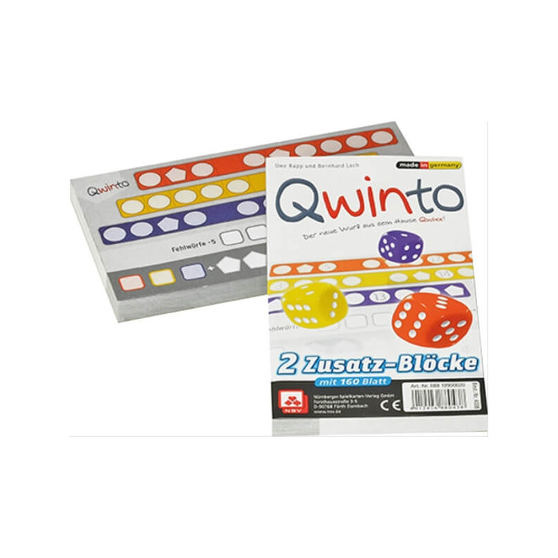 NSV Qwinto - Zusatzblöcke 2er Pack