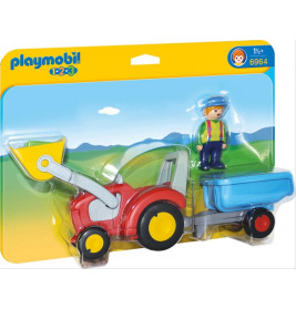 PLAYMOBIL 6964 Traktor mit Anhänger